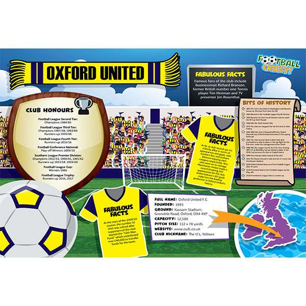 FOOTBALL CRAZY OXFORD UTD (CRF400)